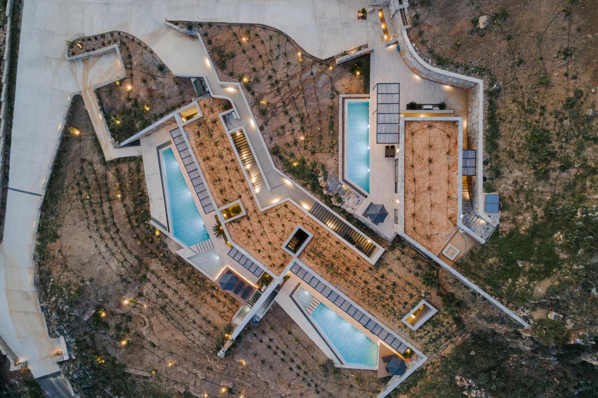 Neromai Cave Luxury Villas Koxare Ngoại thất bức ảnh