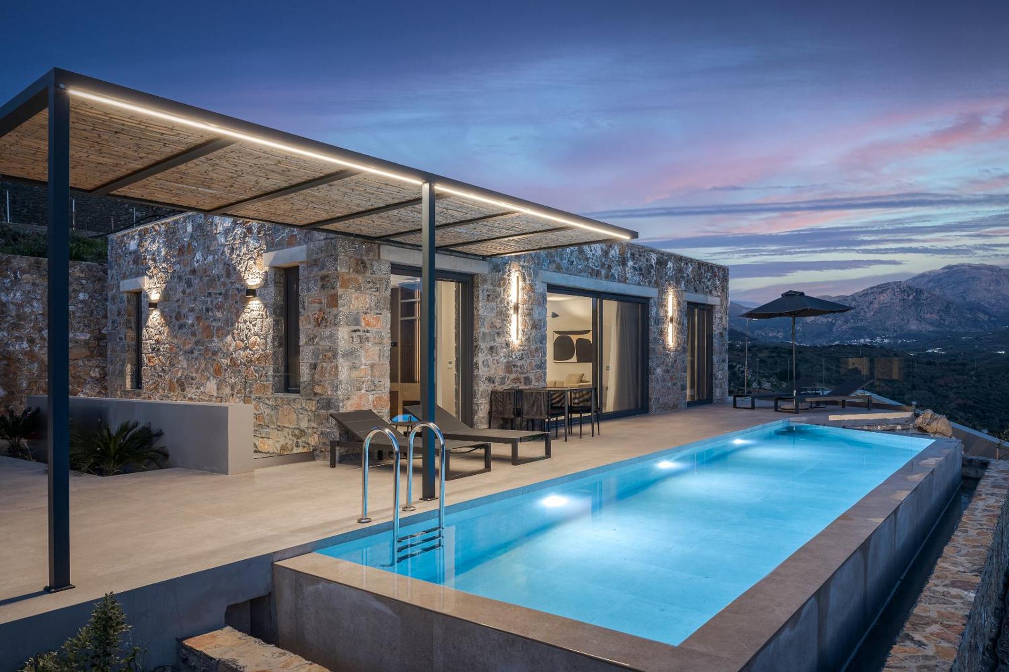 Neromai Cave Luxury Villas Koxare Ngoại thất bức ảnh