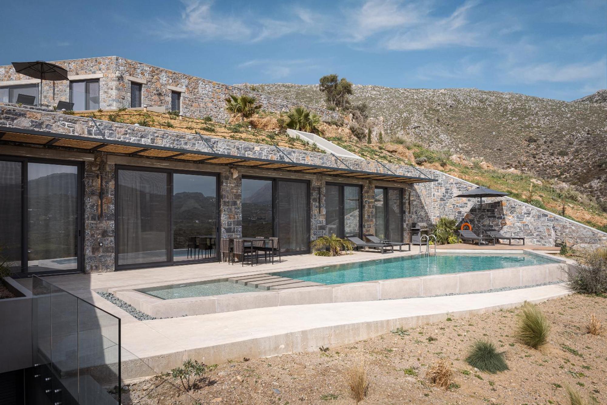 Neromai Cave Luxury Villas Koxare Ngoại thất bức ảnh
